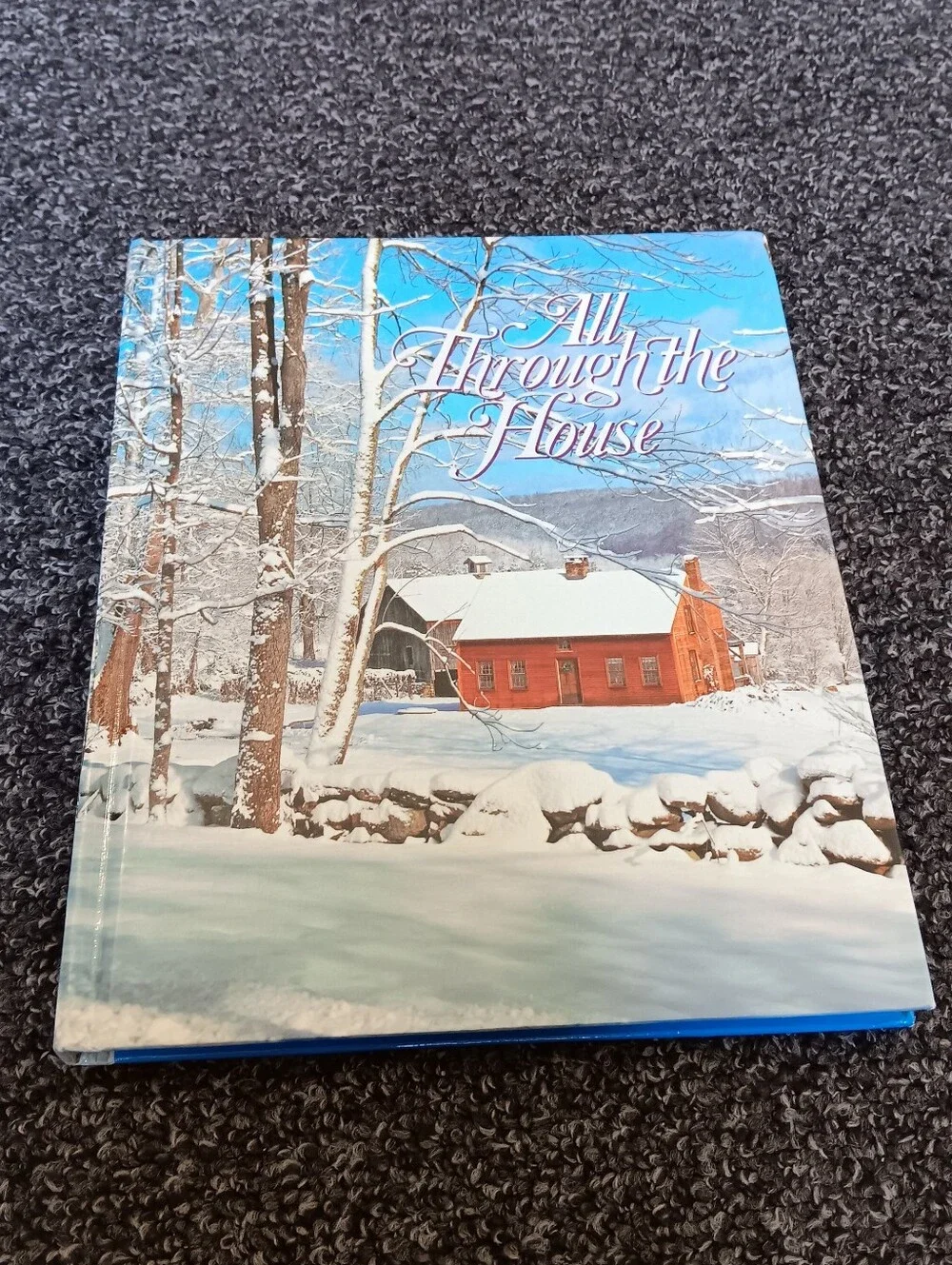 1993 All Through the House Illustrated Holiday CookBook & Christmas Craft Book